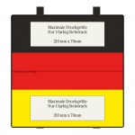 in gelbes oder schwarzes Feld
