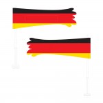 Mittig auf einen Streifen