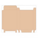 Custom kraft corrugated box