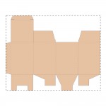 Custom kraft corrugated box