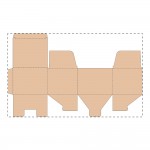 Custom kraft corrugated box