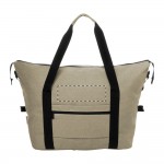 Front side - above zip