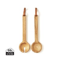 VINGA Alcamo serving cutlery, brown