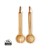 VINGA Alcamo serving cutlery, brown