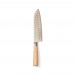 VINGA Hattasan Damascus Santoku knife, steel