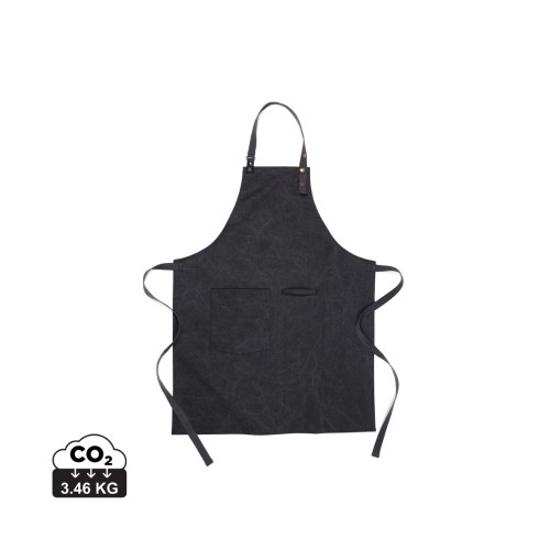 VINGA Tome Schürze aus GRS recyceltem Canvas, schwarz VINGA Tome Schürze aus GRS recyceltem Canvas, schwarz