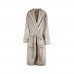 VINGA Louis luxury plush GRS RPET robe size S-M, grey