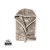 VINGA Louis luxury plush GRS RPET robe size S-M, grey