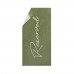 Vinga Lounge chair towel. green, beige