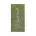 Vinga Lounge chair towel. green, beige