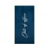 Vinga Lounge chair towel. navy, beige