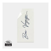 Vinga Lounge chair towel. beige, navy