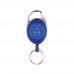 Roller-Clip-Schlüsselanhänger aus RCS recyceltem ABS, blau Roller-Clip-Schlüsselanhänger aus RCS recyceltem ABS, blau