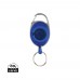 Roller-Clip-Schlüsselanhänger aus RCS recyceltem ABS, blau Roller-Clip-Schlüsselanhänger aus RCS recyceltem ABS, blau