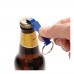 RCS recycled aluminum bottle and can opener, blue