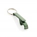 RCS recycled aluminum bottle and can opener, green