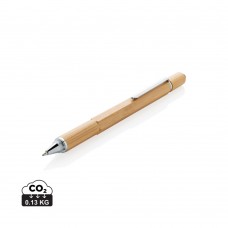 Bamboo 5-in-1 toolpen, brown