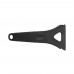 Polard RCS certified recycled plastic 3-in-1 ice scraper, black Polard RCS certified recycled plastic 3-in-1 ice scraper, black