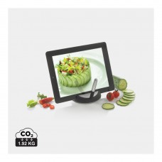 Chef tablet standaard met touchpen. zwart, zilver