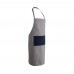 Ukiyo Aware™ 280gr recycled katoenen deluxe schort, donkerblauw
