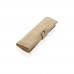 Reusable bamboo travel cutlery set, white