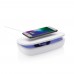 UV-C steriliser box with 5W wireless charger, white