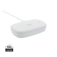 UV-C steriliser box with 5W wireless charger, white