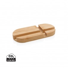 Bamboe tablet en telefoon stand, bruin