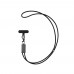 Terra RCS recycled PET phone cord with 60W dual charge cable. grey, black