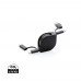 RCS standaard recycled plastic and TPE 6-in-1 kabel, zwart