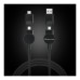 Oakland 1.2meter RCS rplastic 6-in-1 fast charging 45W kabel, zwart