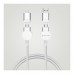 Oakland RCS rKunststoff 1.2m 6-in-1 Fast-Charging 45W Kabel, weiß Oakland RCS rKunststoff 1.2m 6-in-1 Fast-Charging 45W Kabel, weiß