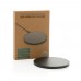 10W Wireless Charger aus RCS Standard recyceltem Kunststoff, schwarz