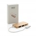 Bamboo hub with Type-C, brown