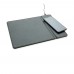 Muismat met 5W draadloze oplader, zwart
