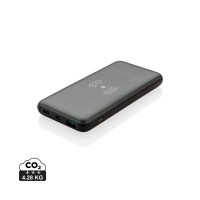 10.000 mAh Fast Charging 10W Wireless Powerbank with PD, grey