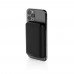Magnetic 5.000 mAh 5W wireless powerbank, black