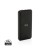 RCS standard recycled plastic wireless powerbank, black