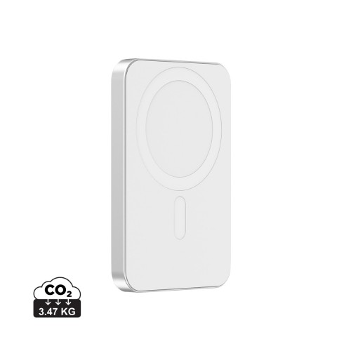 Urban Vitamin Malibu 5.000mAh Powerbank aus RCS Plastik/Alu, silber