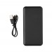 High Density 10.000 mAh Pocket Powerbank, schwarz High Density 10.000 mAh Pocket Powerbank, schwarz