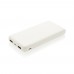 High Density 10.000 mAh Pocket Powerbank, weiß