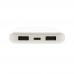 High Density 10.000 mAh Pocket Powerbank, weiß