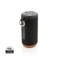 Baia 10W wireless speaker. cork, black