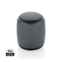 Mini aluminium draadloze speaker, antraciet