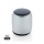 Kabelloser Mini-Lautsprecher aus Aluminium, silber
