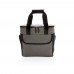 Große Kühltasche. grau, schwarz