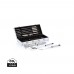 12 pcs barbecue set in aluminium box. silver, black