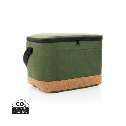 Impact AWARE™ XL RPET two tone koeltas met kurken detail, groen