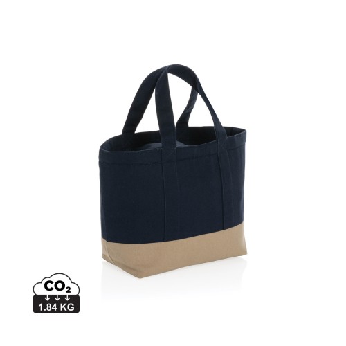 Impact Aware™ 285g/m² ungefärbte rCanvas-Kühltasche, navy blau Impact Aware™ 285g/m² ungefärbte rCanvas-Kühltasche, navy blau