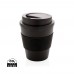 Herbruikbare koffiebeker met schroefdop 350ml, zwart